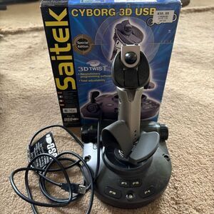 Saitek Cyborg 3D USB Gold Gaming Joystick *Read*